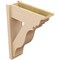 Ekena Millwork 8-in W x 22-in D x 30-in H Funston Trad Rough Cedar Woodgrain TimberThane Outlooker, Primed Tan OUTUR080X22X30FST04RCPR - alternate 4
